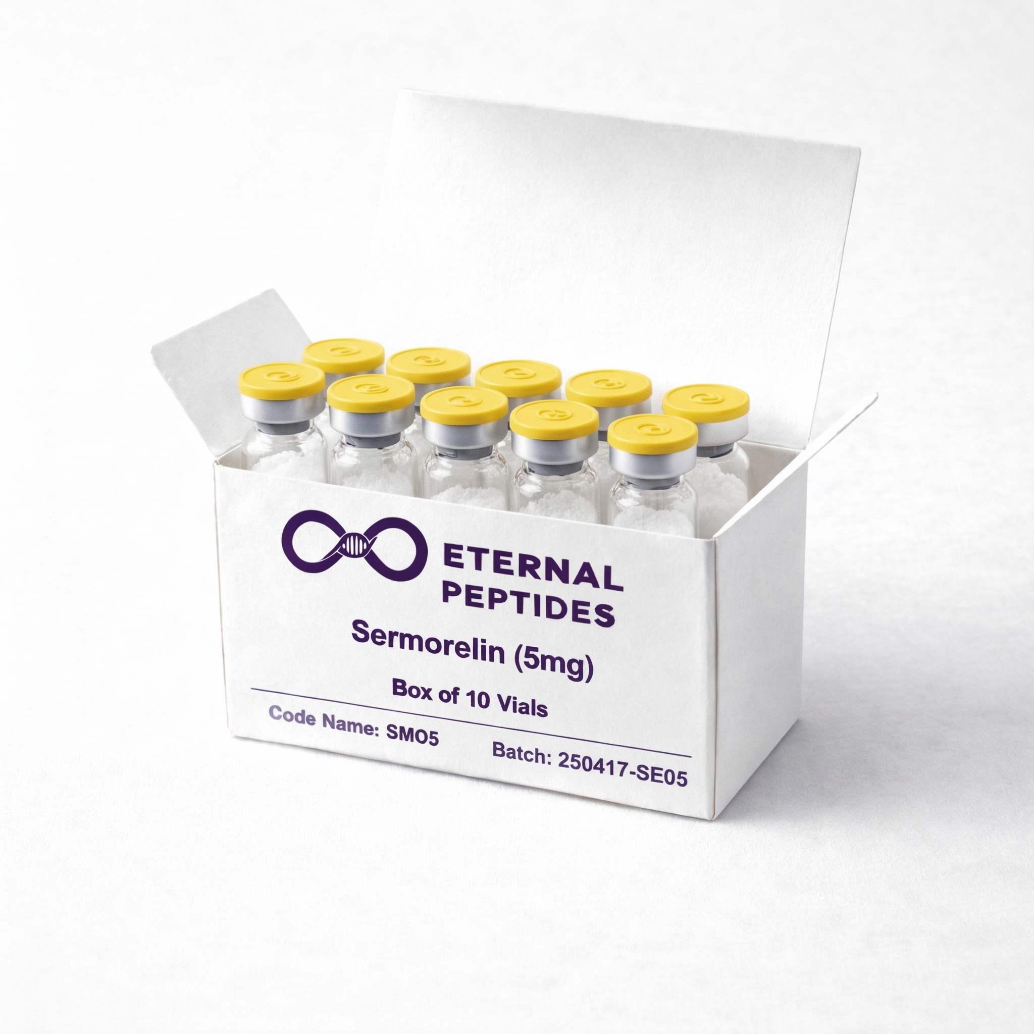 Sermorelin (5mg) - Box of 10 Vials